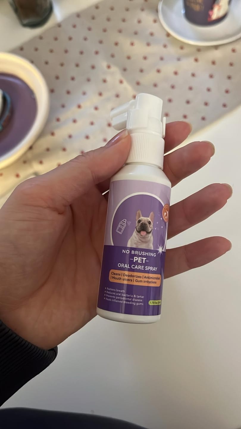 Customer photo review of Sprej za Čišćenje Zuba kod Ljubimaca