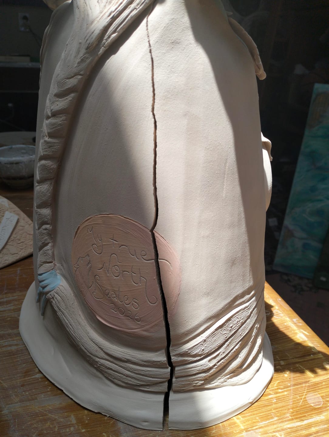 Customer photo review of WM2502 - Cream Stoneware Clay with Grog - 10kg