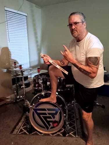 Customer photo review of American Hickory 5A Long Drumsticks