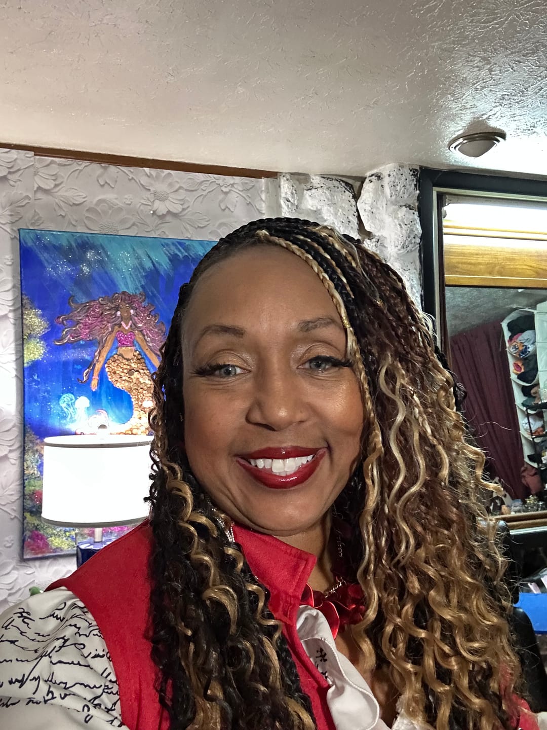 Customer photo review of Citha Hazel Brown Prescription Colored Contact Lenses