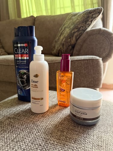 Customer photo review of Dove Hair Cream Serum Triple Oil