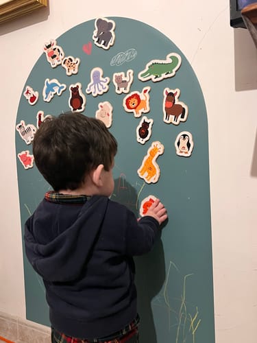Customer photo review of Magnetic Wall Board