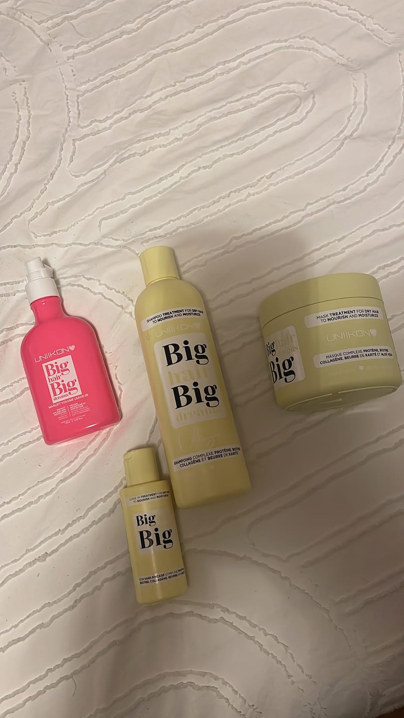 Customer photo review of Gamme Collagène - Kit complet - Shampooing, masque et leave-in