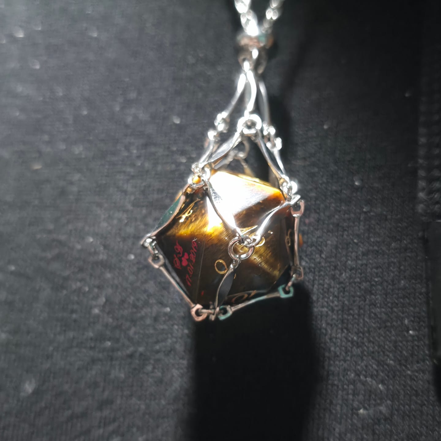 Customer photo review of Custom Wedding Anniversary Gift Dice