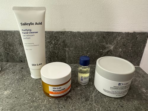 Customer photo review of Set de Cuidado Facial Antiacné