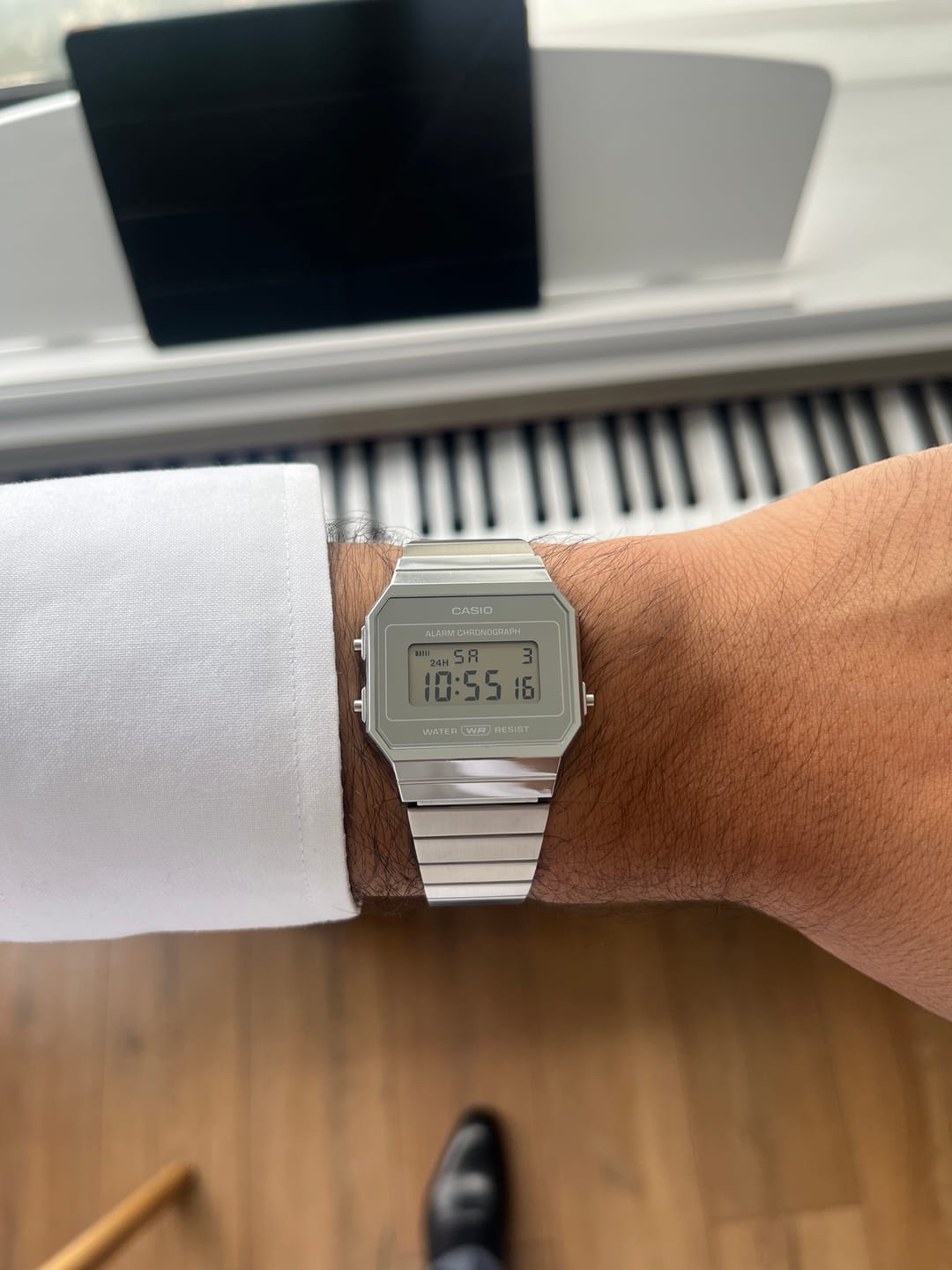 Customer photo review of Reloj Casio Vintage A700WEV-7A Plateado Slim