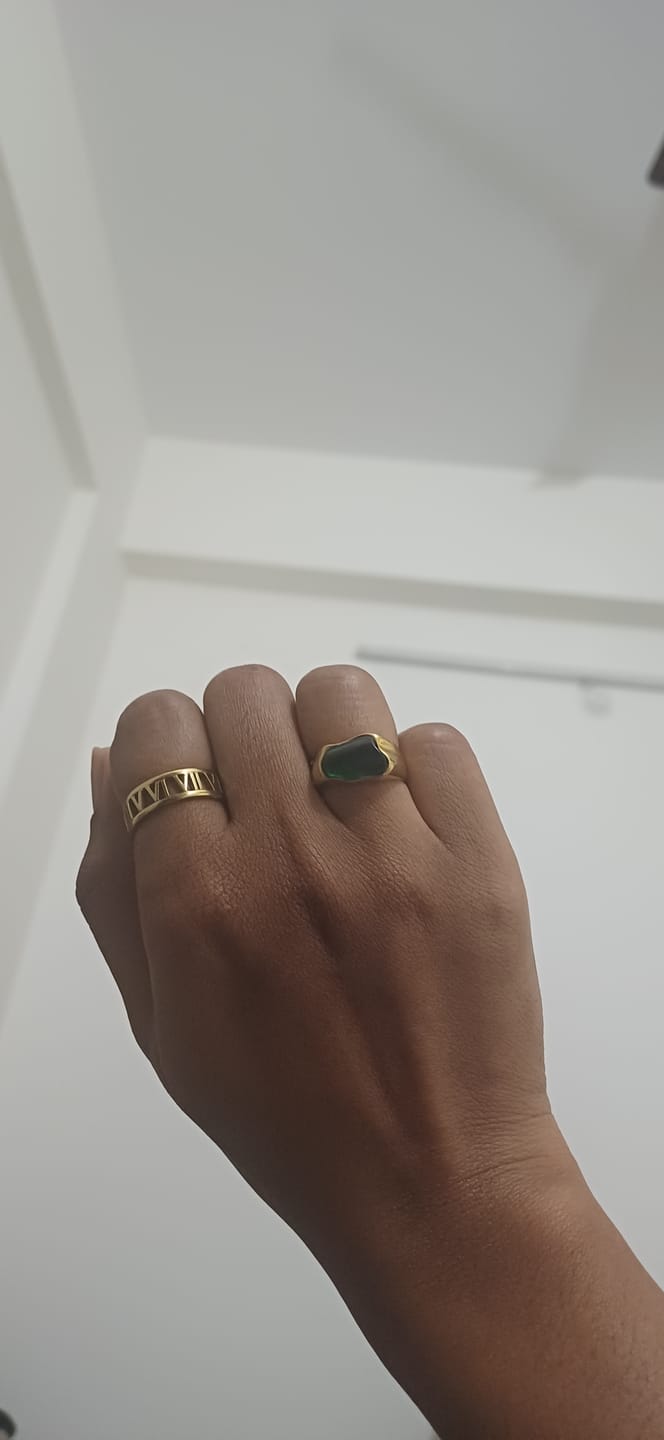 Customer photo review of Greenstone Enigma Ring