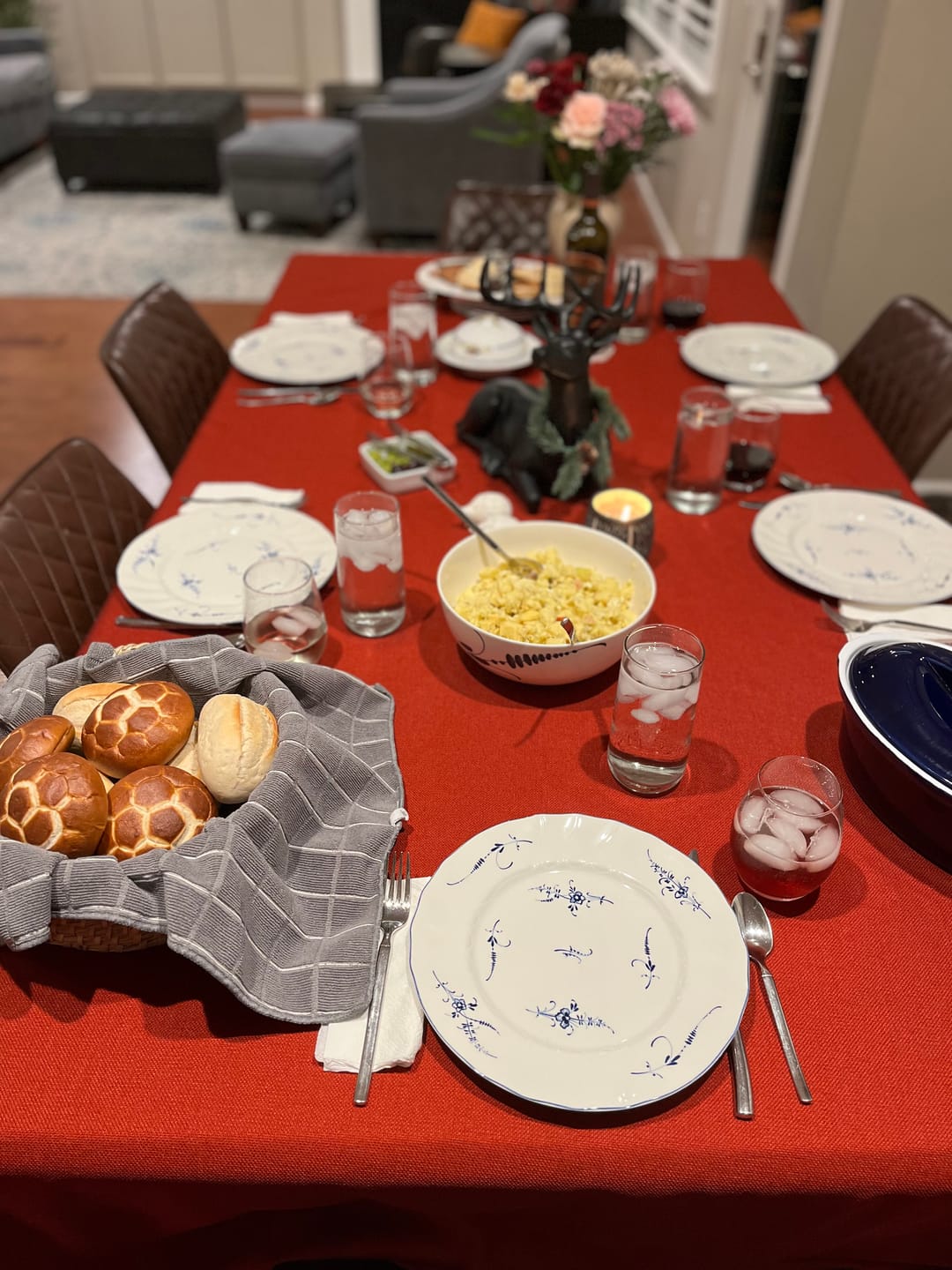 Customer photo review of Pretzel Sandwich Rolls (5 pack)