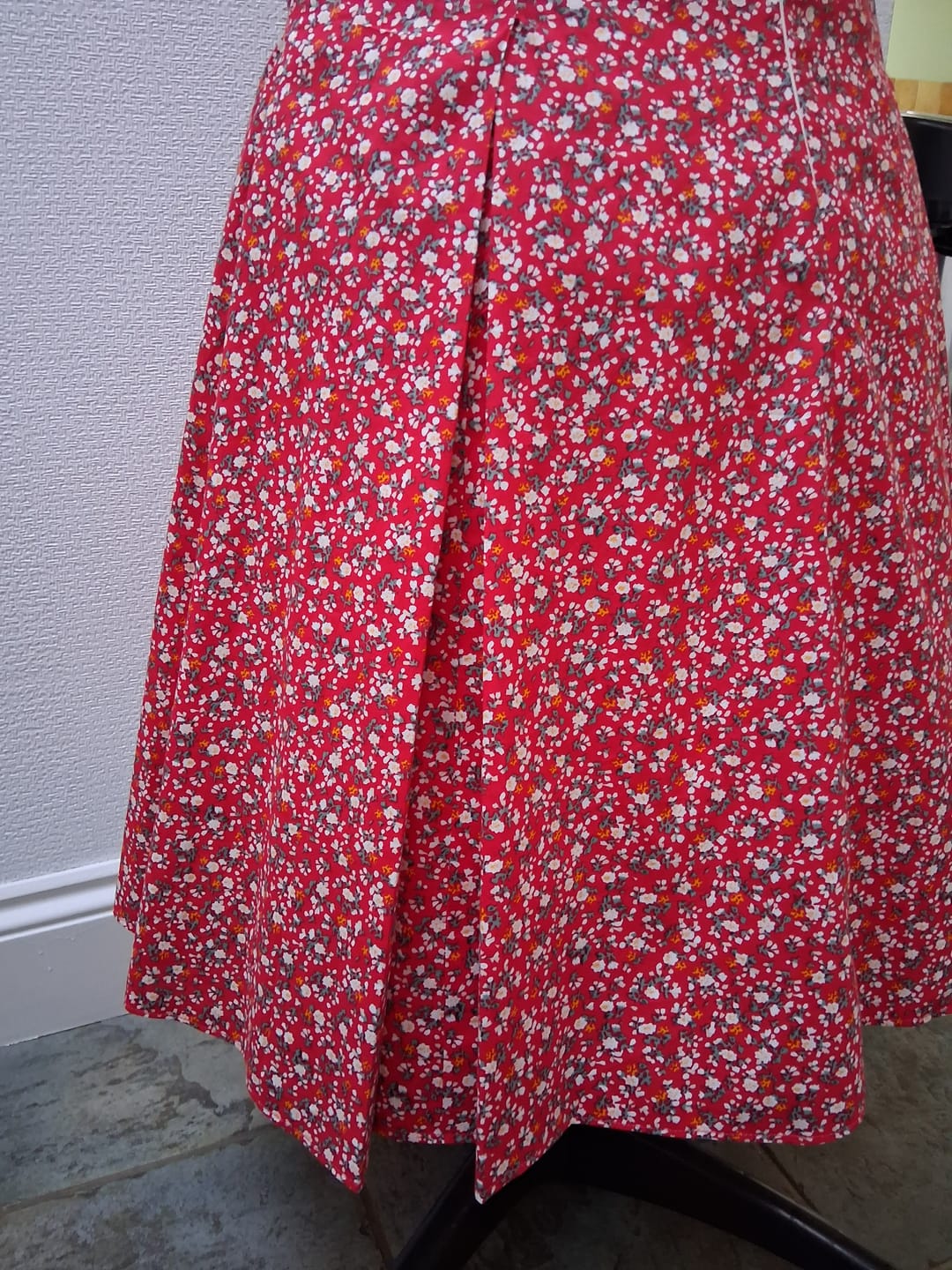 Customer photo review of Small Floral Garden Cotton Poplin Fabric