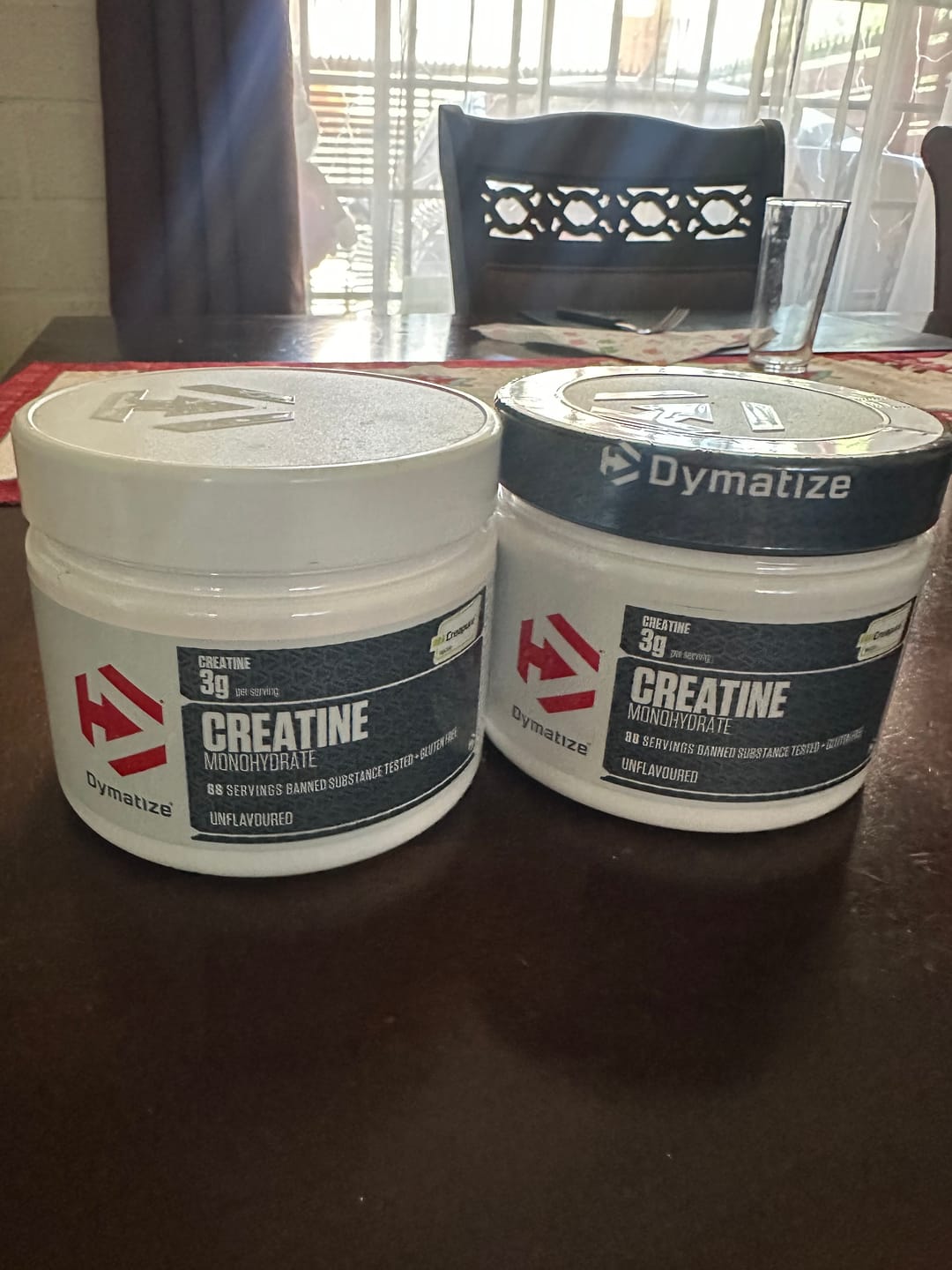 Customer photo review of Creatina Creapure Dymatize 300G
