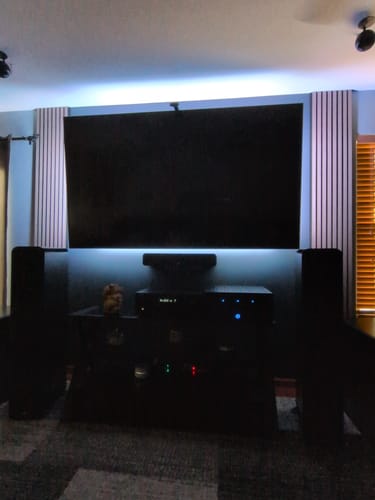 Customer photo review of Acoustic Slat Panels