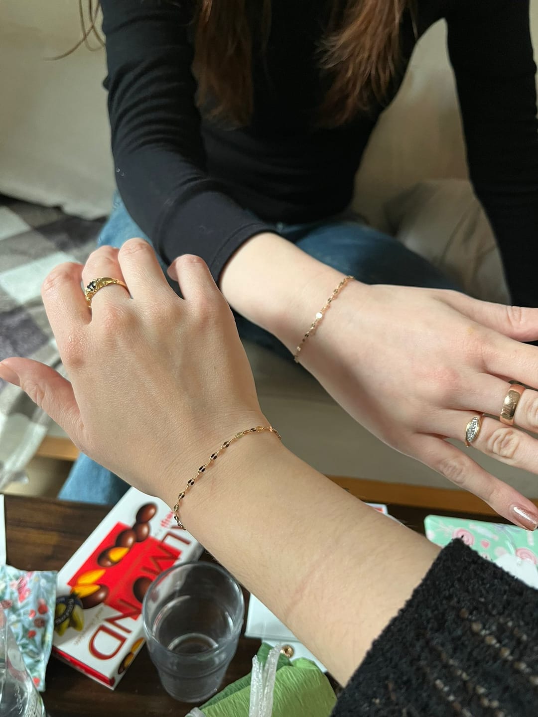 Customer photo review of Single Dainty Bracelet
