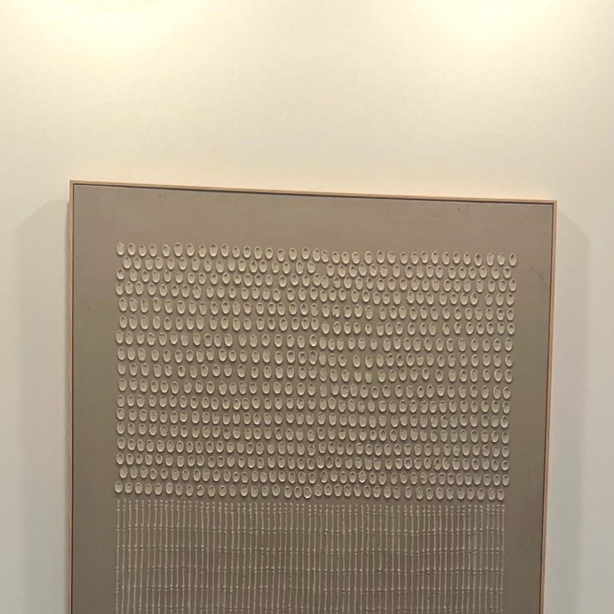 Customer photo review of Wabi Sabi Minimalist Textured Canvas Wall Art #WS044