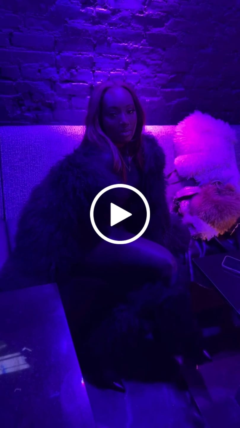 Customer video review of Gyrls Get Money - Mongolian Crop Fur Coat