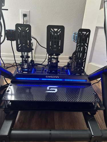 Customer photo review of Simsonn VAM Pro Linear Motor -  the Pedals Haptic Reactor for Vibration Feedback