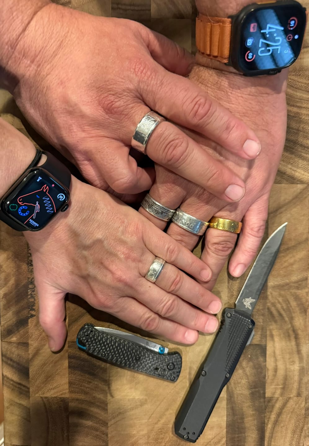 Customer photo review of American Silver Eagle Coin Ring