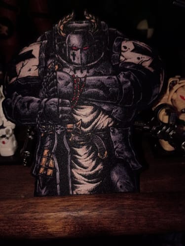 Customer photo review of Space Knight - Sublimation Velcro Morale Patch