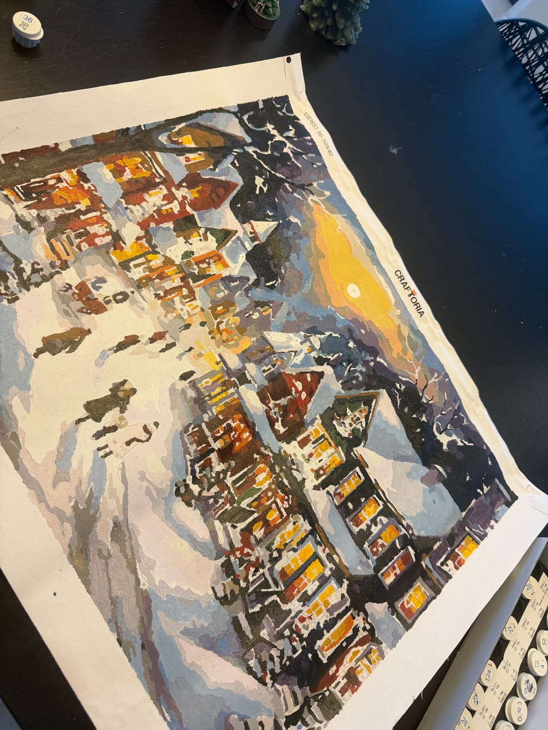 Customer photo review of Snowy Christmas Village