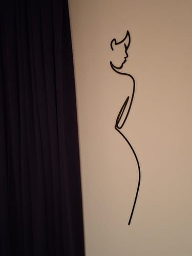 Customer photo review of Décoration Murale en Métal - Élégance minimaliste