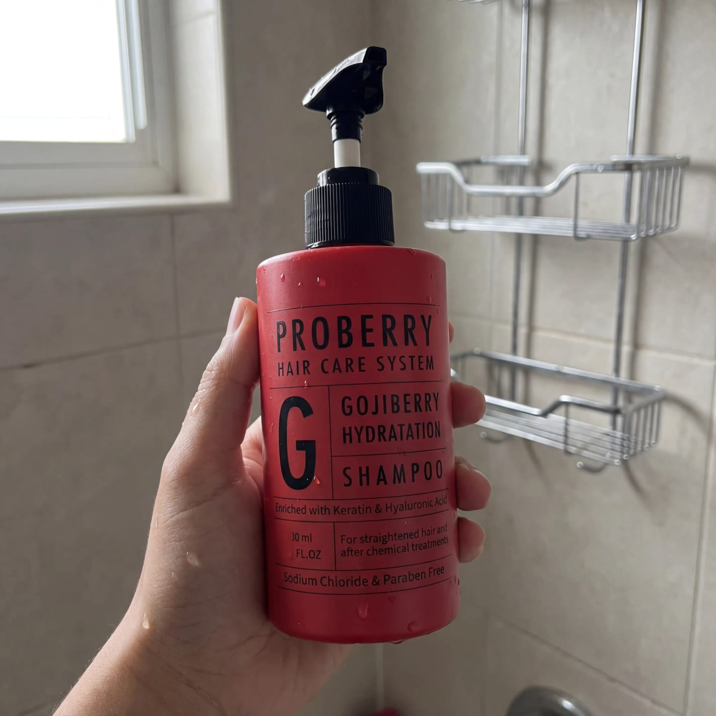 Customer photo review of שמפו לשיער מוחלק ״הידריישן״ 500 מ"ל | Hydration Shampoo