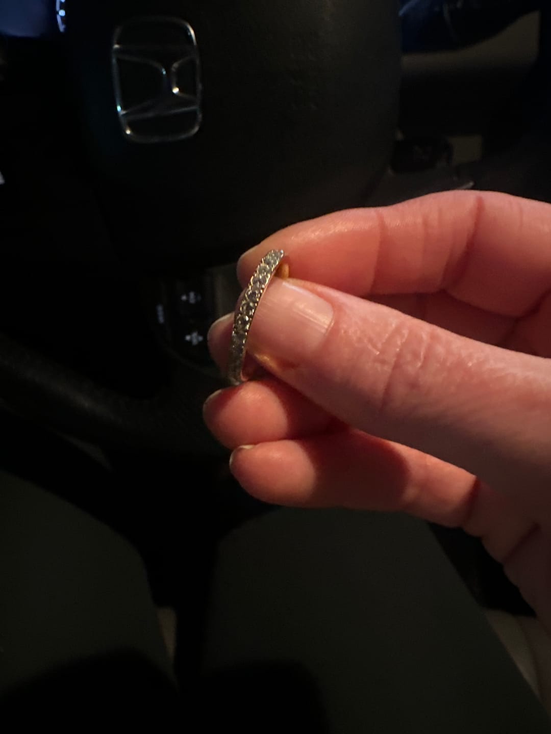 Customer photo review of Eternity Band Ring