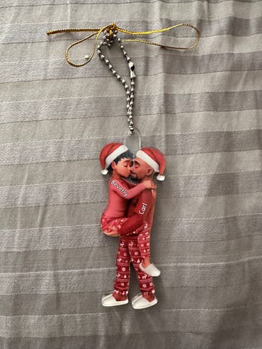 Customer photo review of Christmas Gifts For Husband And Wife - Personalized Acrylic Ornament