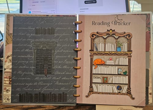 Customer photo review of Bookworm Vol. 5 All Booked Up Reading Journal