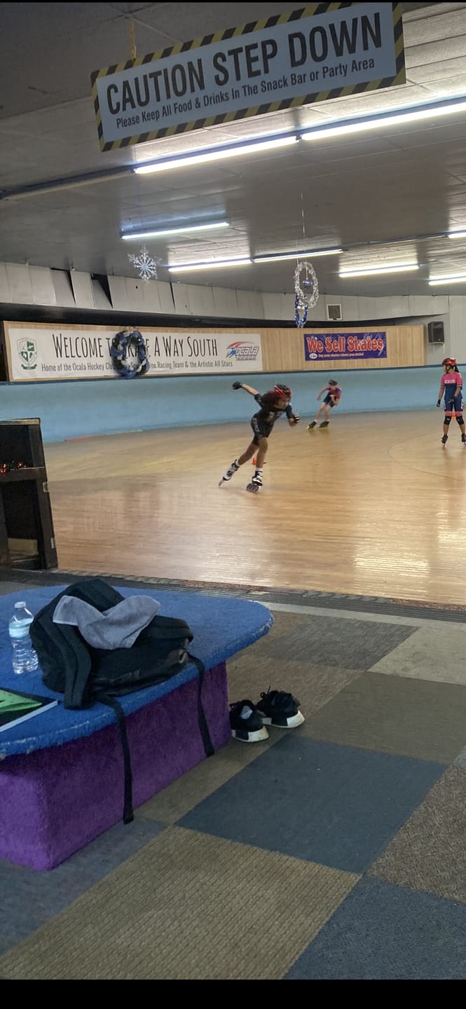 Customer photo review of Inline Speed Skating Helmet