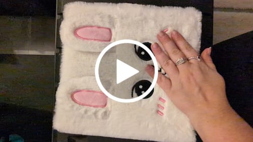 Customer video review of LEEBIT PLUSH BINDER - A5