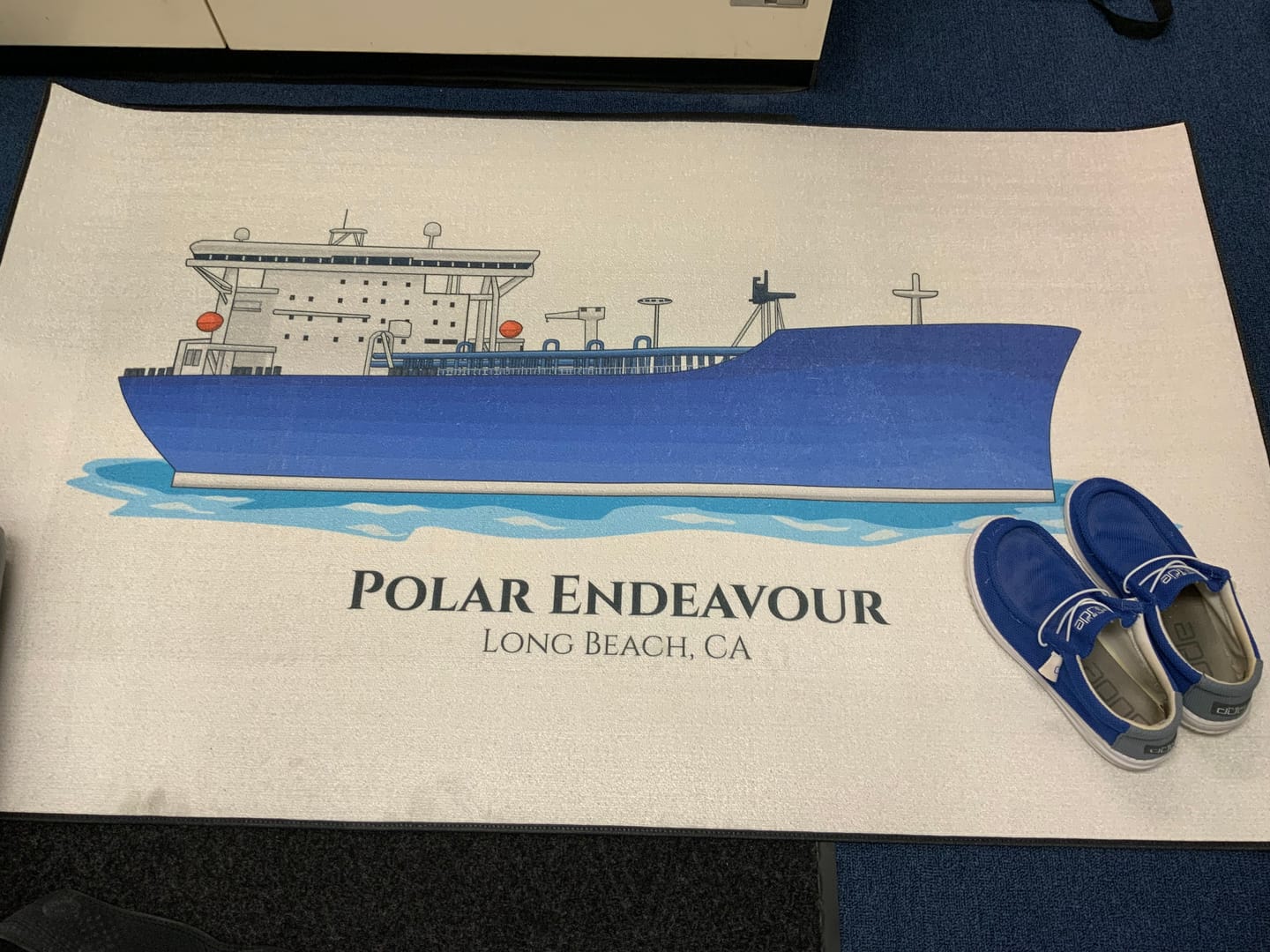 Customer photo review of Custom Indoor/Outdoor Dock Mat