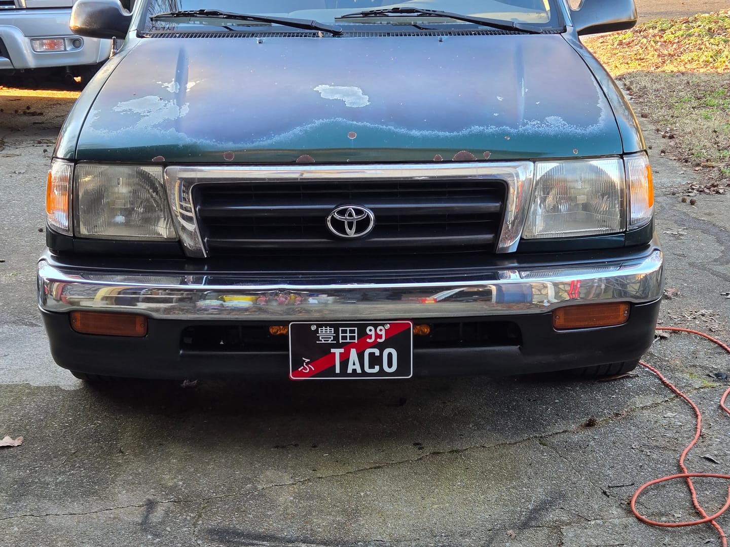 Customer photo review of Custom Japanese License Plate - Vanity & Magnetic Cover