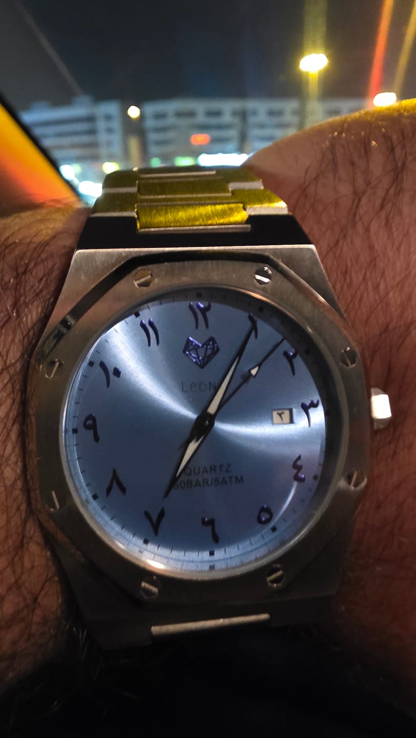 Customer photo review of Royal Blue – Ultra Thin