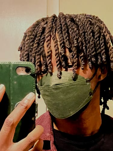 Customer photo review of KN95 Respirator Face Mask - Army Green