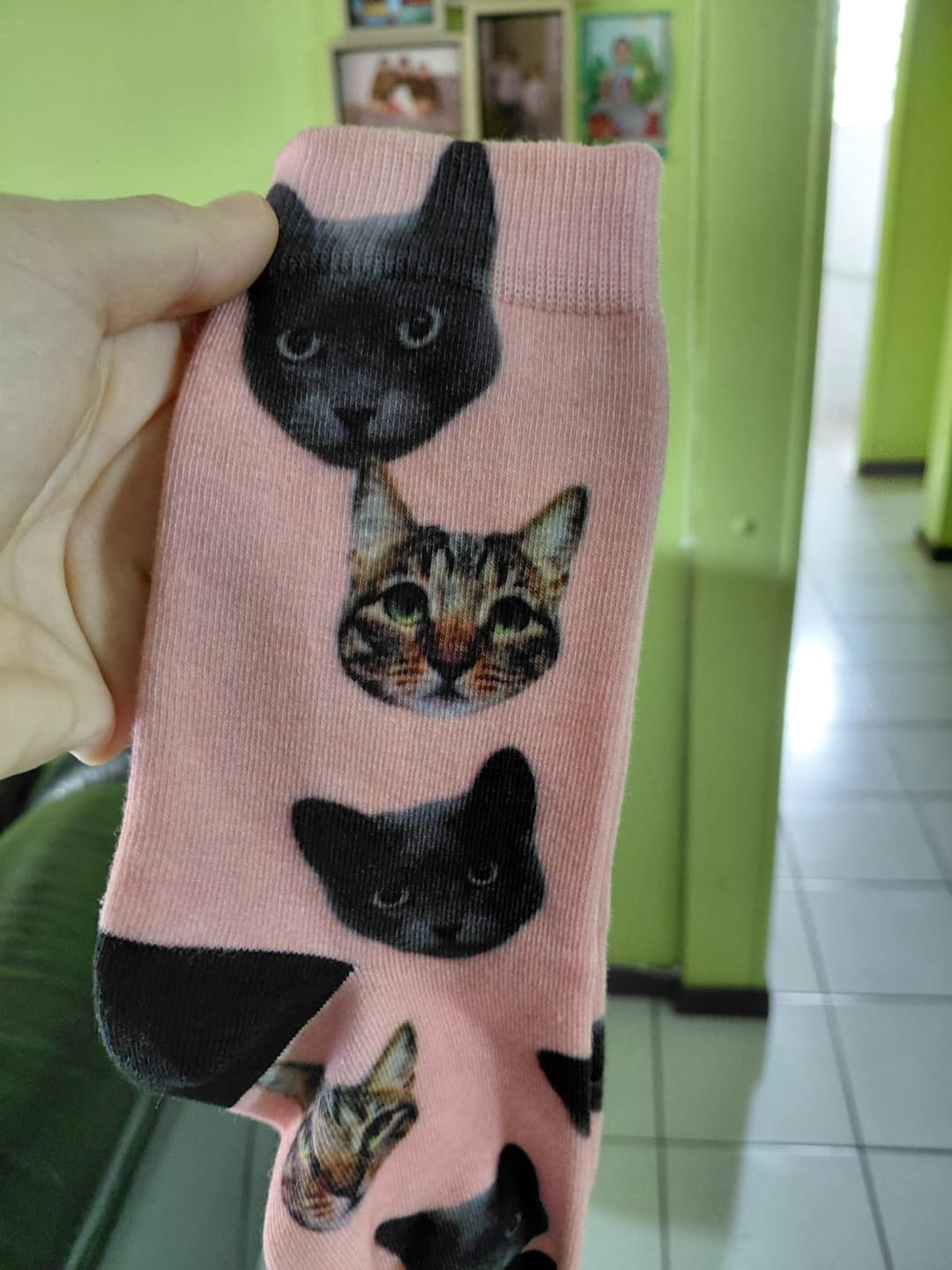 Customer photo review of Foto - Calcetines personalizados