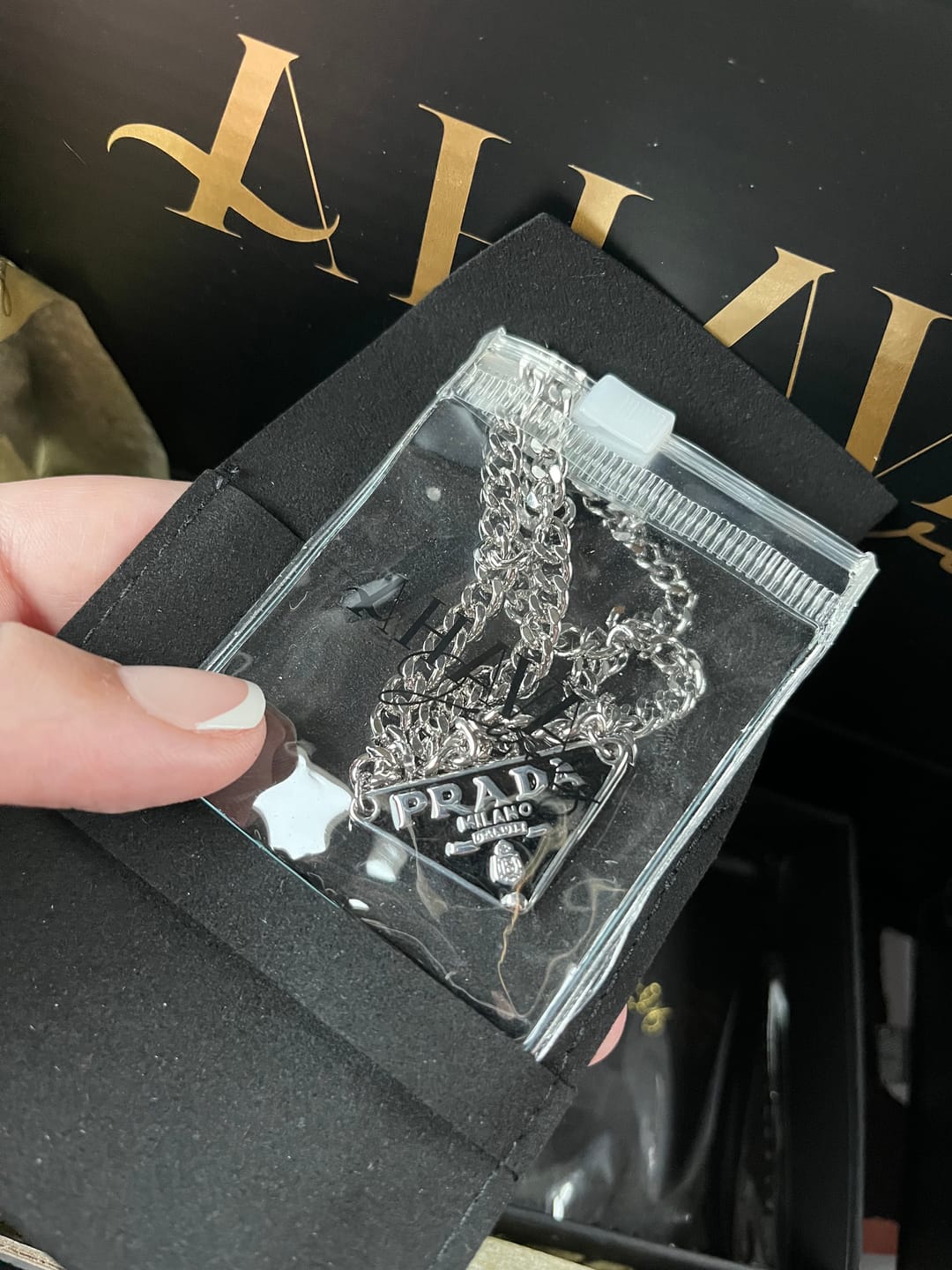 Customer photo review of Sorrento Necklace