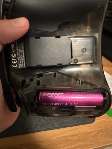 Customer photo review of Efest 18650 4000mAh 10A Battery