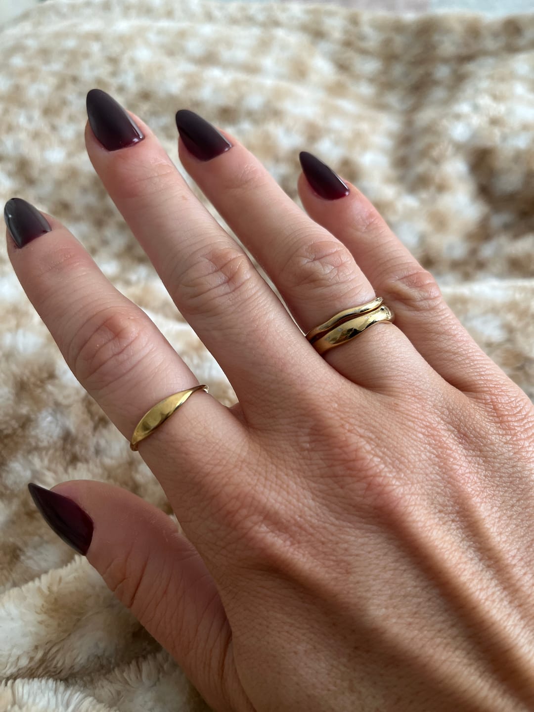 Customer photo review of Pipa Gold Signet Ring