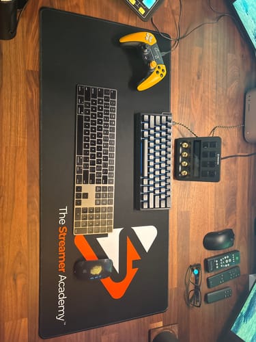 Customer photo review of Custom Design XLarge Mouse Pad (36"X16")