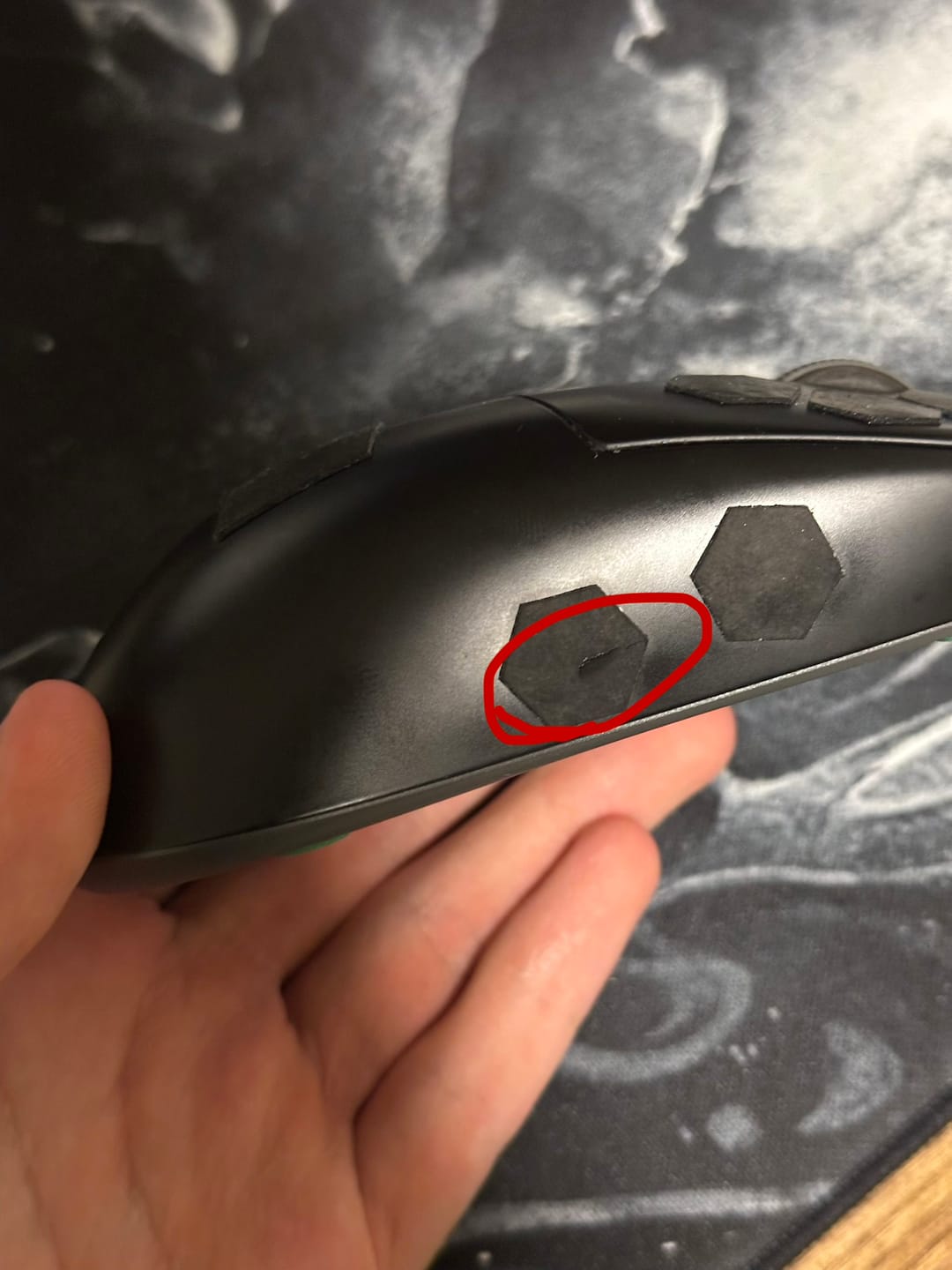 Customer photo review of X-Raypad Geckos V3 Grip Tape