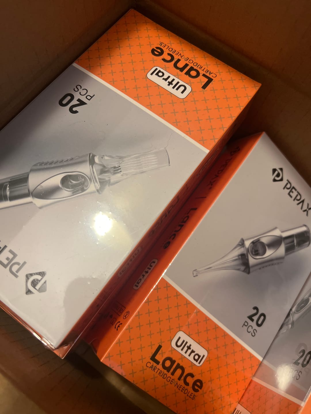 Customer photo review of PEPAX Lance Ultral All-new Silver-electroplating Tattoo Cartridge Needles Round Liner (20pcs per box)