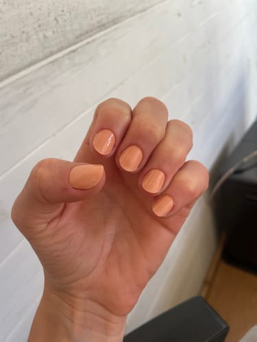 Customer photo review of Anaranjado Pastel | Stickers de Gel