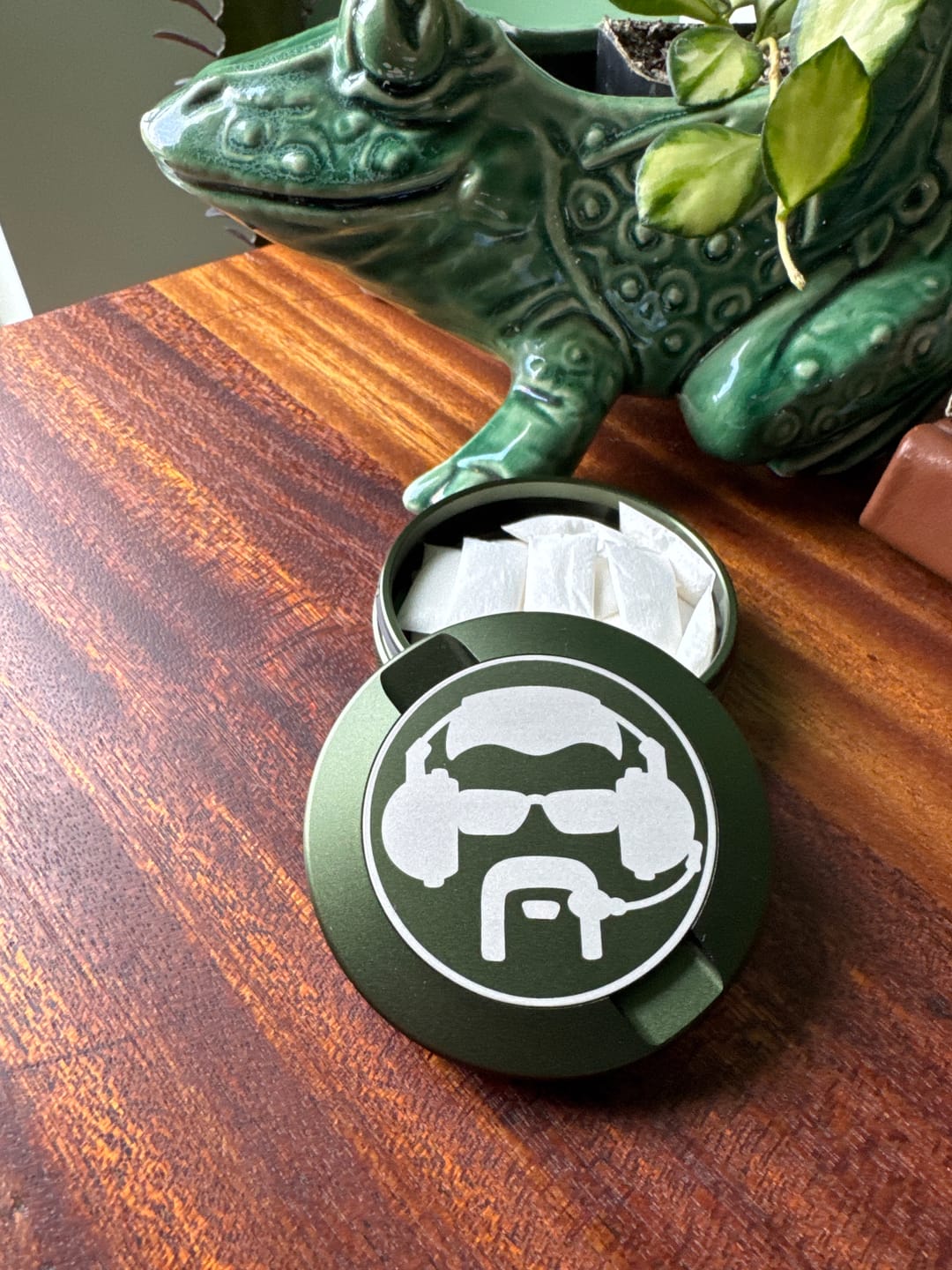 Customer photo review of Custom Laser-Engraved Pouch Can
