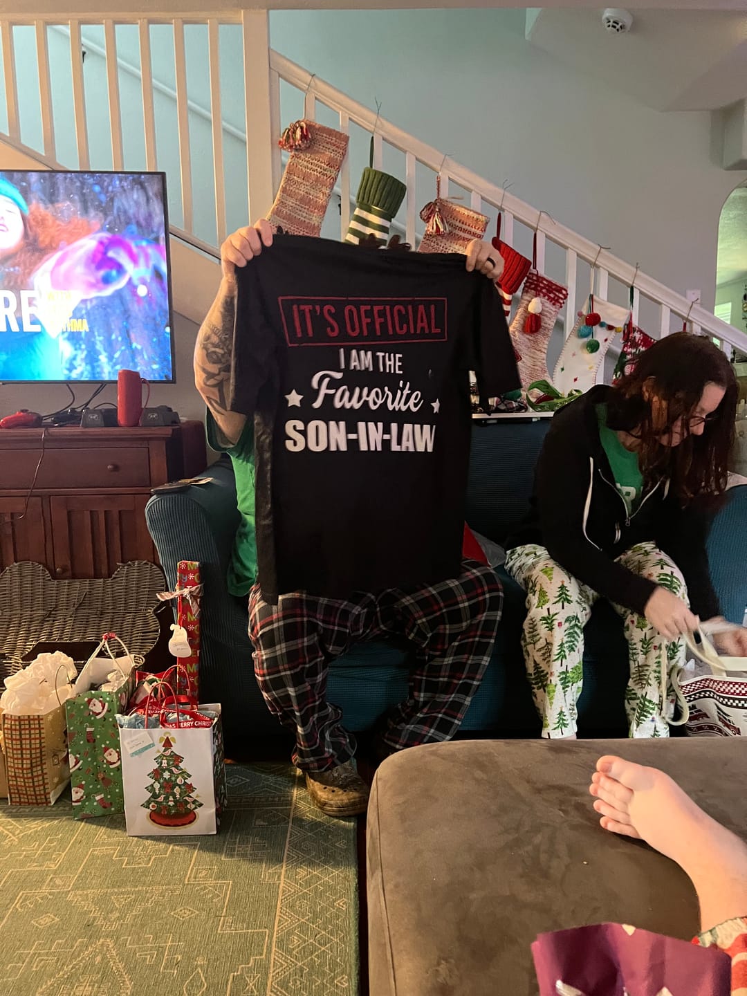Customer photo review of I Am The Favorite Son-In-Law - Best Gift For Son-In-Law Classic T-Shirt