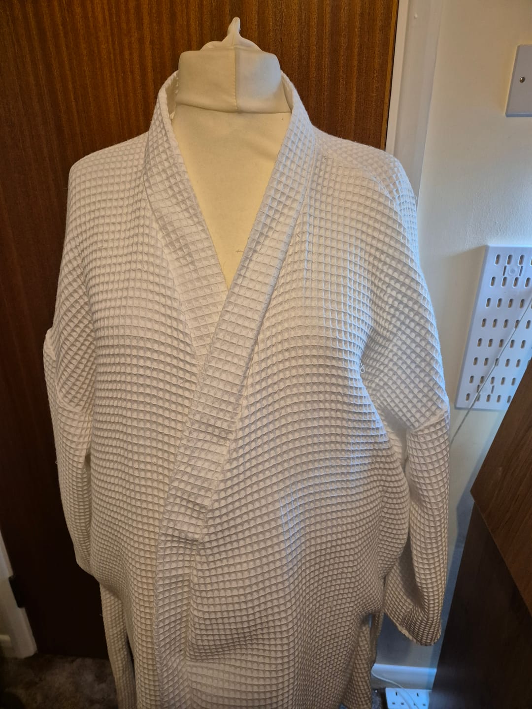 Customer photo review of 100% Cotton Waffle Fabric