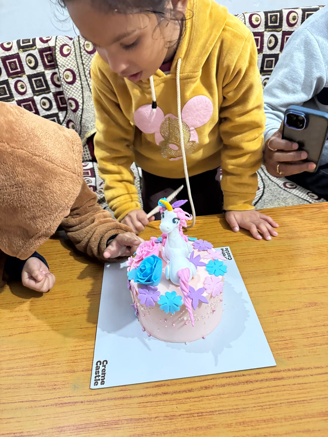 Customer photo review of Unicorn Lush Hair Cake