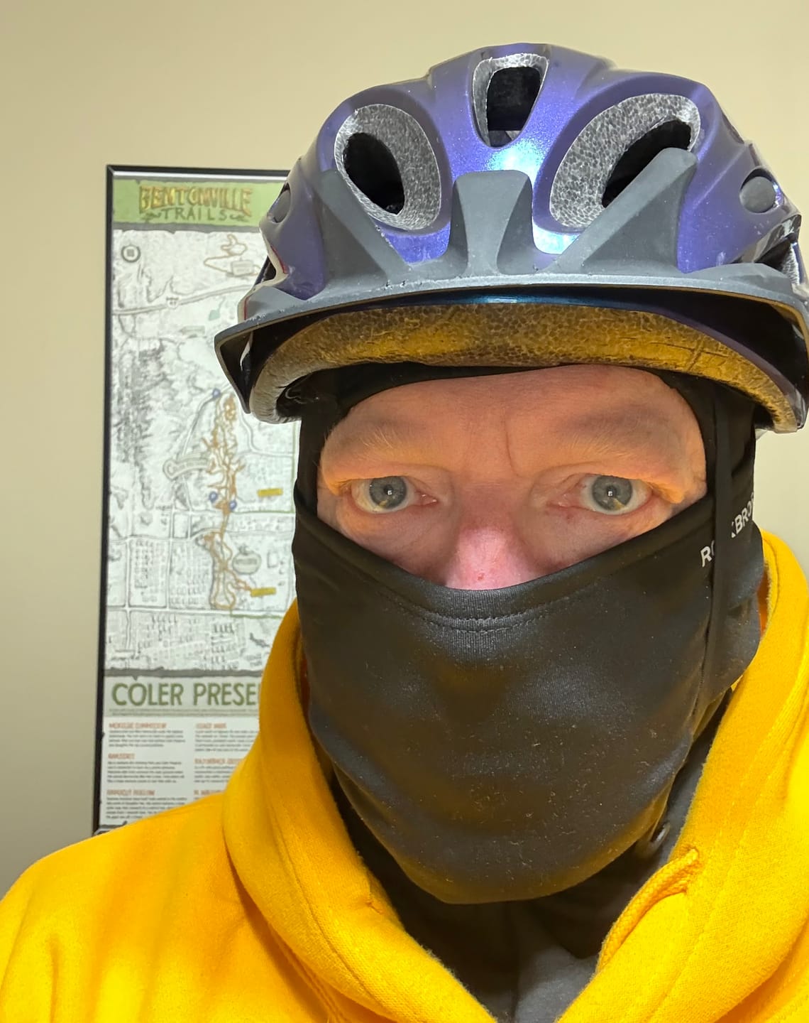 Customer photo review of Thermal Windproof Balaclava Ski Mask