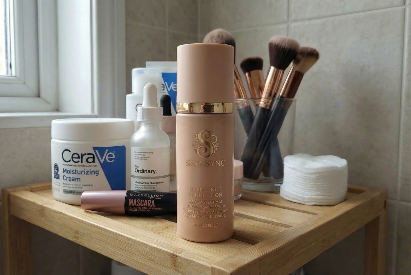 Customer photo review of Skynsync™ 4 in 1 Color Matching Foundation