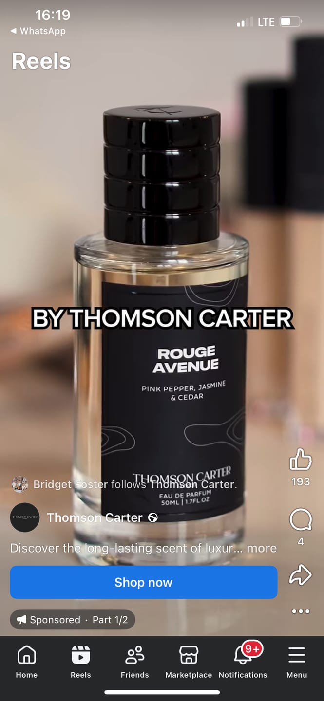Customer photo review of Redroom | Eau de Parfum | 2ml