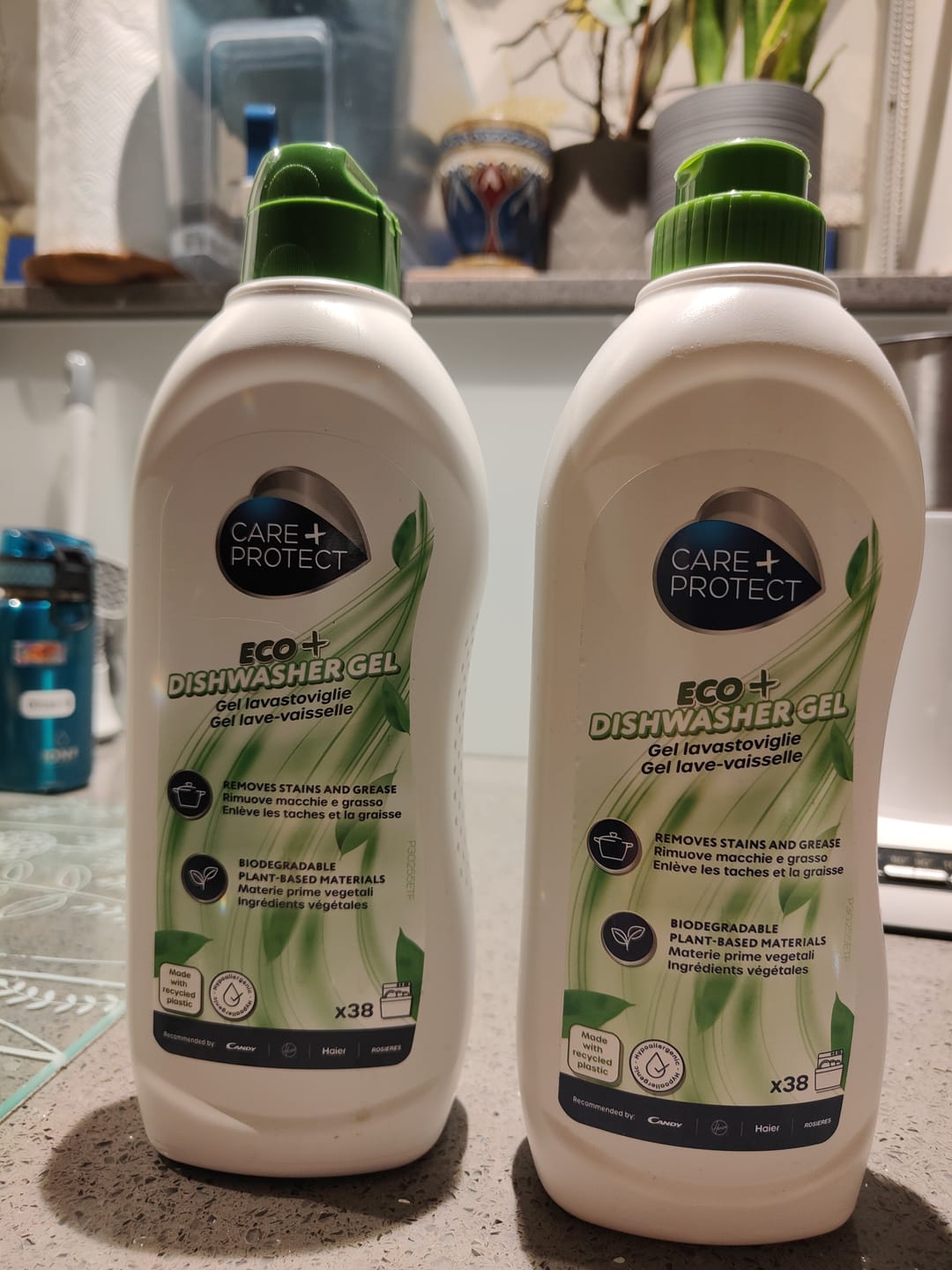 Customer photo review of ECO+ All in One Universal Dishwasher Gel