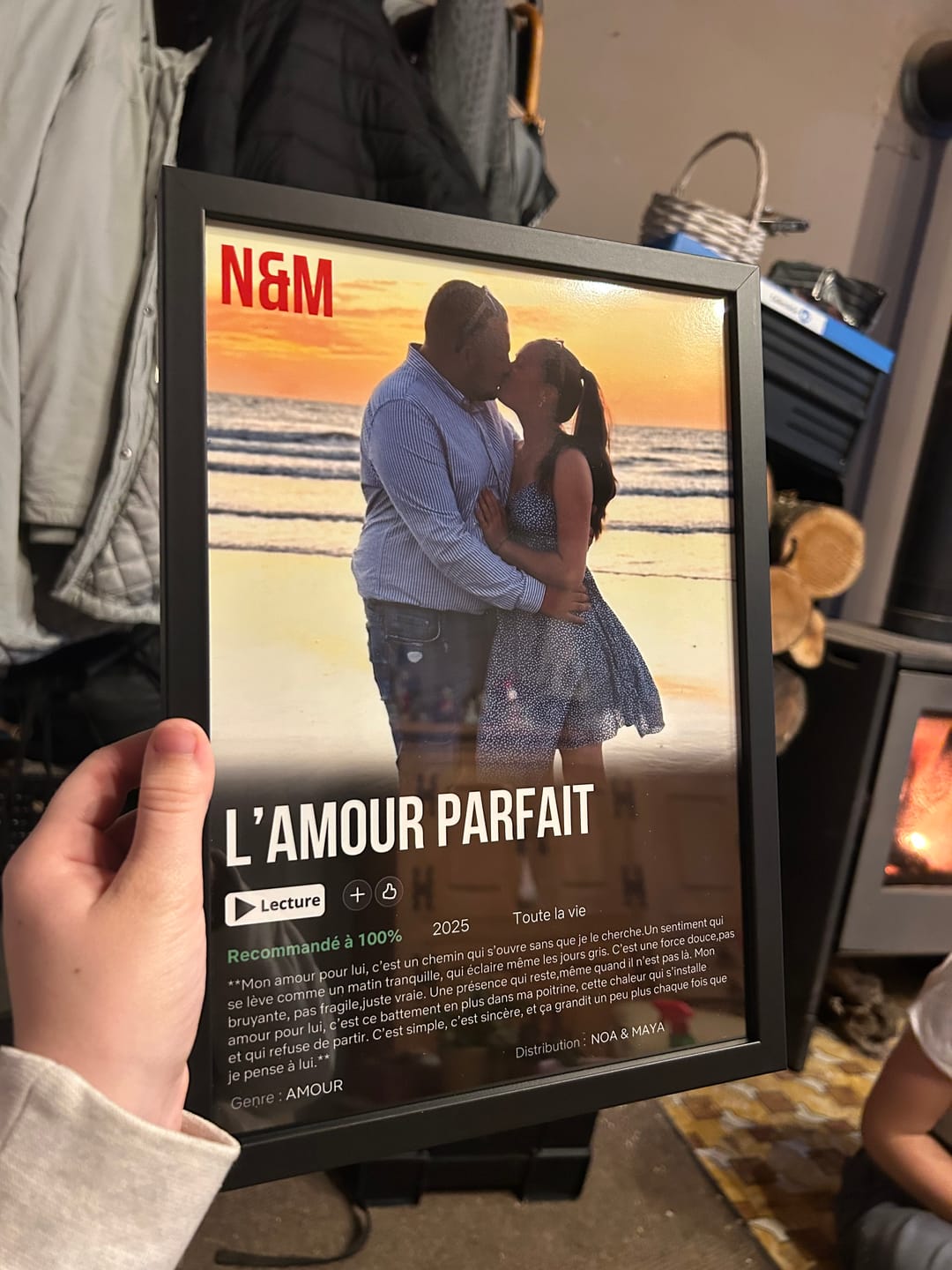 Customer photo review of Notre Propre Film - Affiche personnalisée